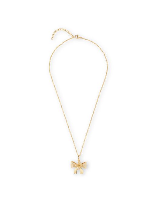Agent Provocateur Metallic Brietta Bow Necklace