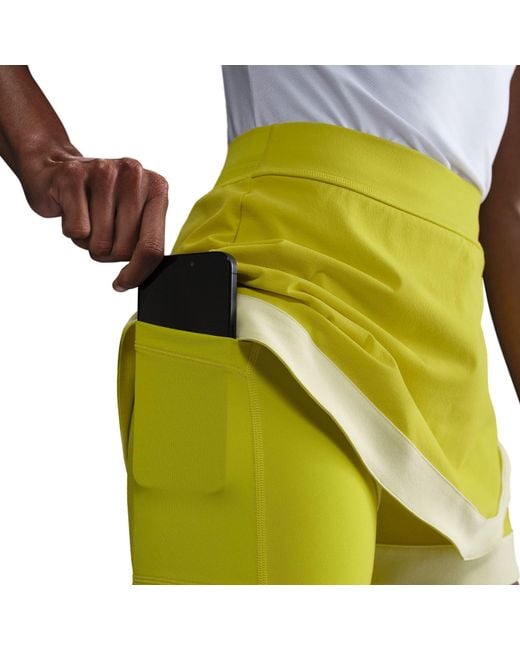 Nike Yellow Oz Open Skirt