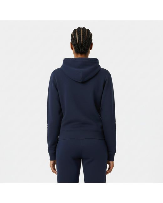 Jack Wills Blue Hunston Logo Zip Hoodie