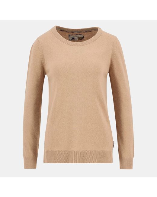Barbour Natural Pendle Crew Neck Jumper