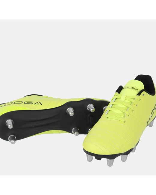 Kooga Yellow Power Sg Rugby Boots