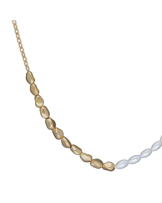 Ted Baker Metallic Ilenie Pearl Bead Necklace