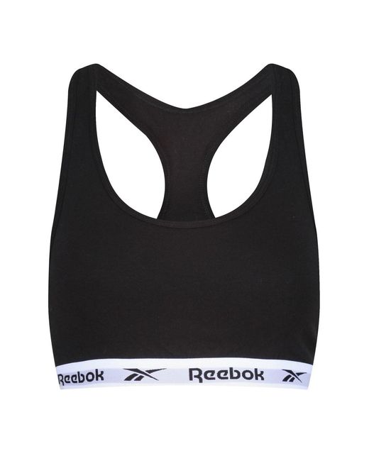 Reebok Frankie Crop Top | Clothing For Casual And Active Wear | Suitable As Racer Back Sports Bras Or Black Crop Top | S Bras