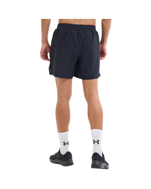 Under Armour Blue Ua Launch 5In Shorts for men