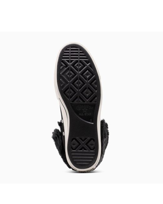 Converse Black Chuck Taylor All Star Fol Platform Trainers