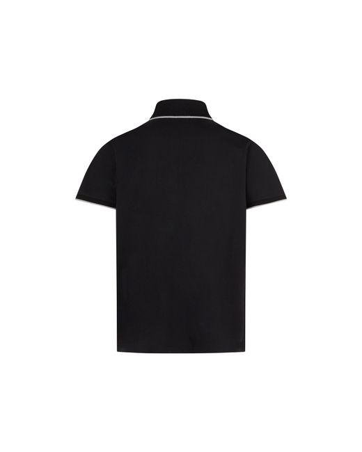 Mallet Black Breathable Soft-Touch Short Sleeve Polo Shirt for men
