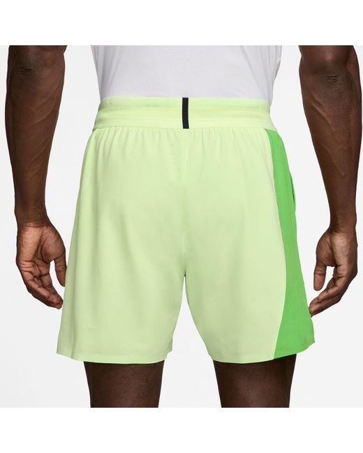 Nike Green Performance Tennis Shorts for men