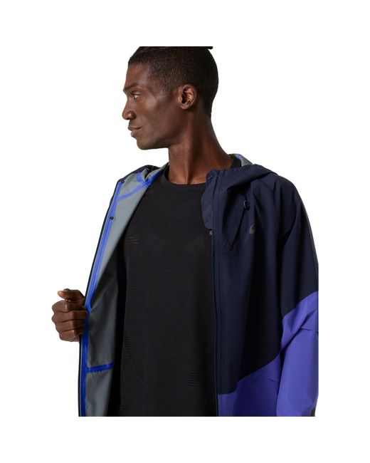 Asics Blue Metarun Legend Running Jacket for men