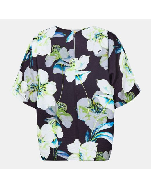 Biba Blue Woven T-Shirt
