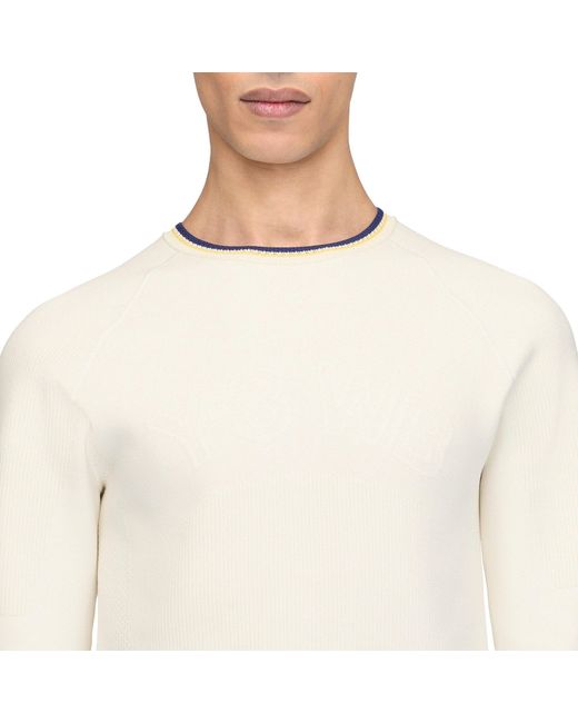 Adidas Originals White By Wales Bonner X Y3 Knit Base Long Sleeve Top for men