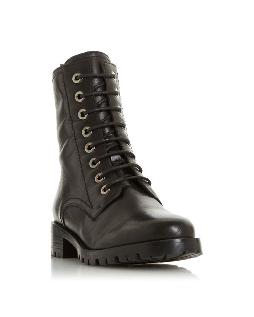 Dune Black Prestone Ankle Boots