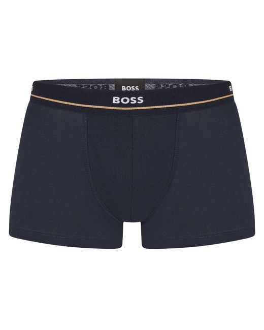 Boss Blue Bodywear 5 Pack Boxer Trunks With Logo Detail for men