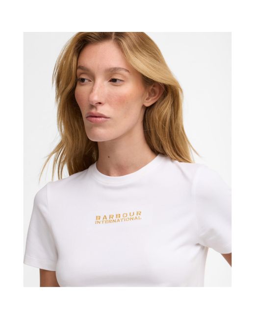 Barbour White Devin T-Shirt