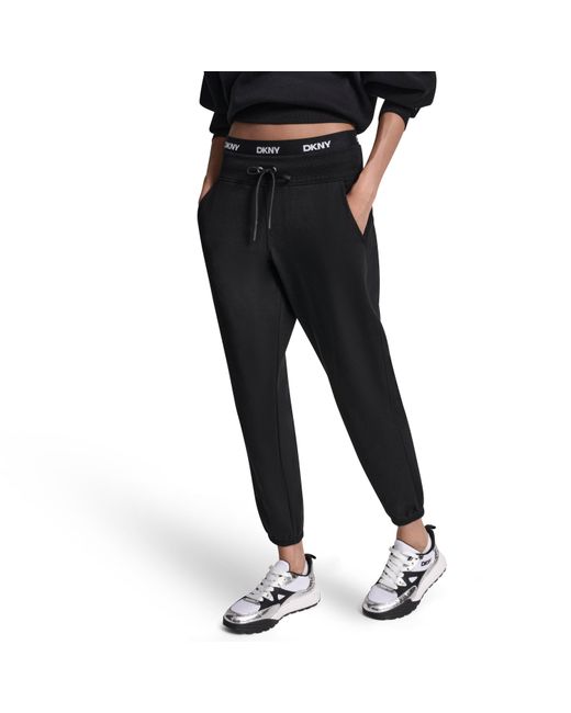 DKNY Black Slim Fit Jogging Bottoms