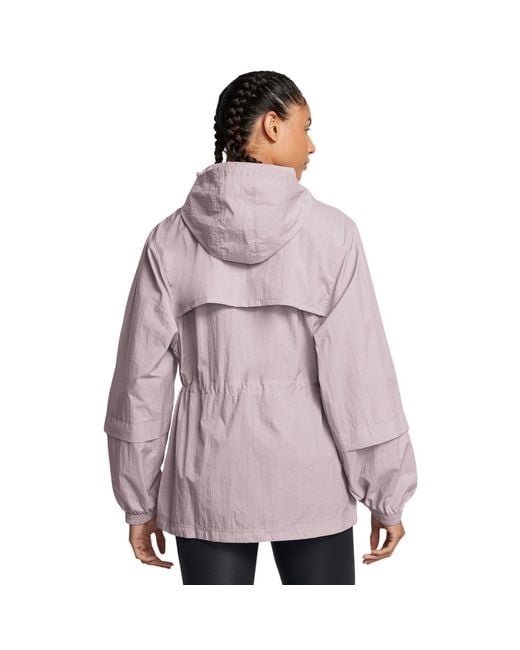 Under Armour Purple Woven Tracksuit Top