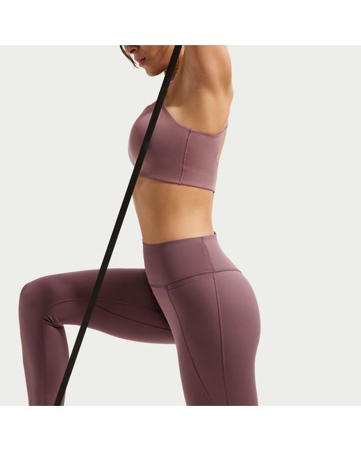 Nike Purple Performance Gym Legging