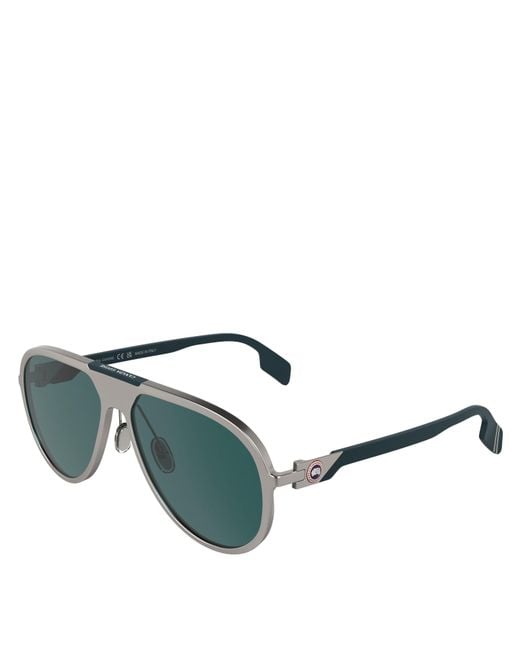 Canada Goose Blue Robson Aviator Sunglasses for men