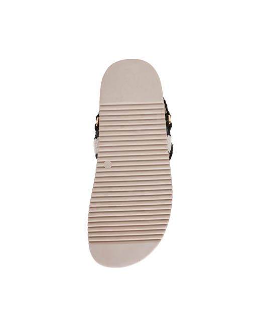 Steve Madden White Flat Sandal