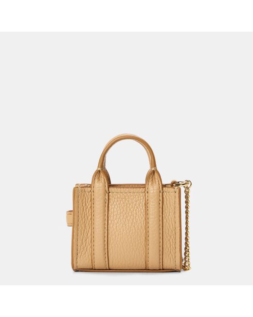 Marc Jacobs Natural Tote Charm Keyring