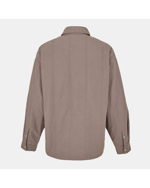 Represent Brown Relaxed Tailored Overshirt for men