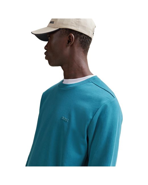 Boss Blue Salbo Short Sleeve Polo Shirt for men