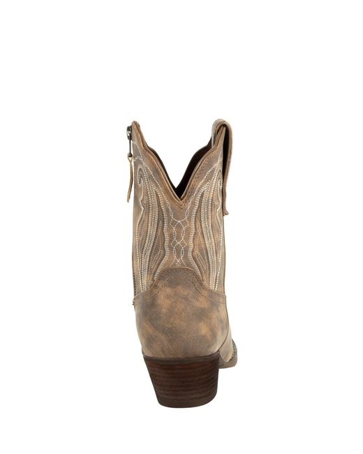 Durango Brown Crush Shortie Boot