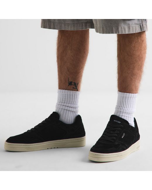 Mallet Black Low-Top Trainers for men