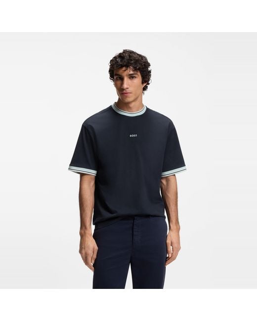 Boss Blue Te_Blocks 00404 for men