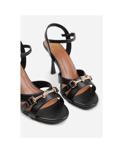 Where's That From White Where's Mid Heel Heeled Sandals