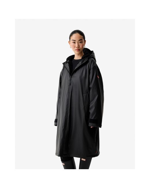 Hunter Black Cocoon Rbe Rain Anorak