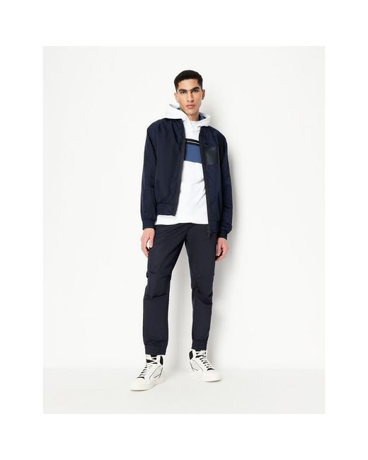 ARMANI EXCHANGE Blue Trousers for men