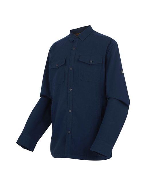 Regatta Blue Spennith Shacket for men