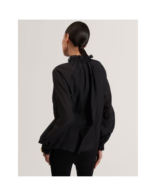 Ted Baker Black Long Sleeve Blouse
