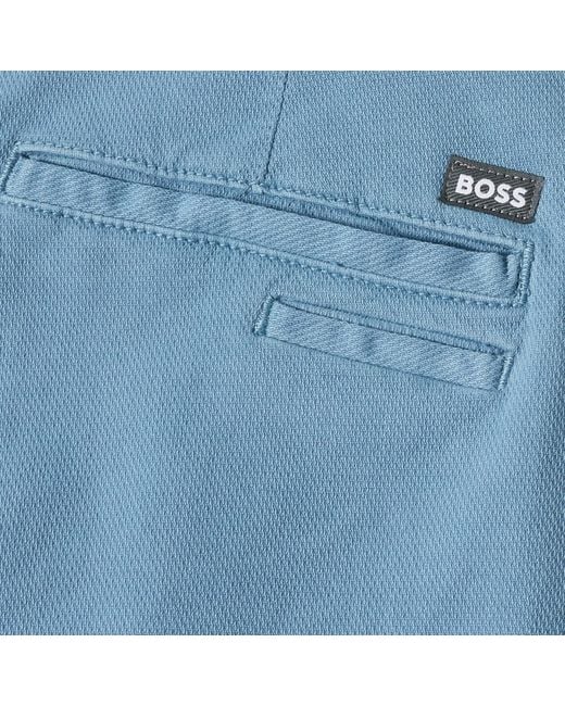 Boss Blue Kaiton Straight Leg Trousers for men