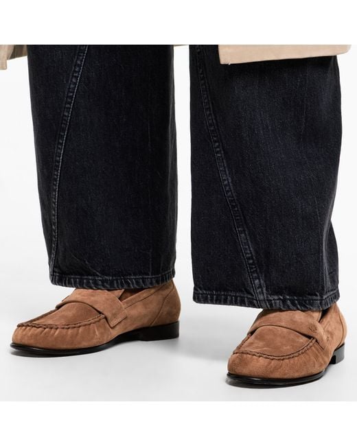 Jimmy Choo Brown Ellis Loafers