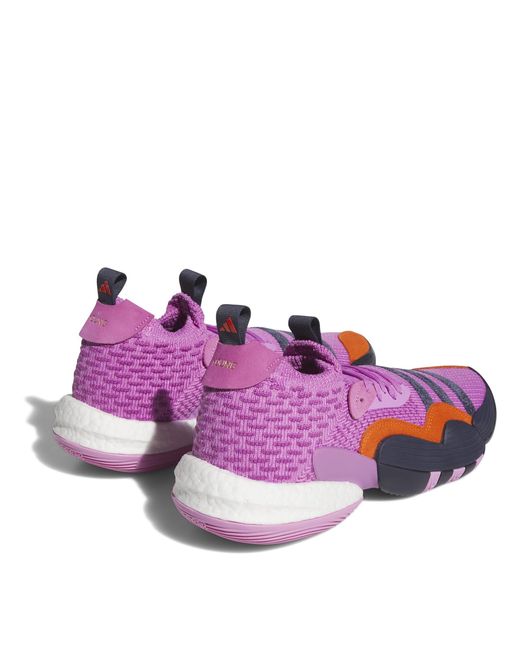 Adidas Purple Trae Young Basketball Trainers for men