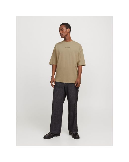 Jack & Jones Natural Regular Fit Graphic T-Shirt for men