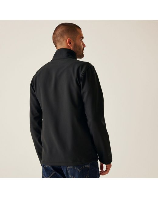 Regatta Black H/M Softshell Jacket for men