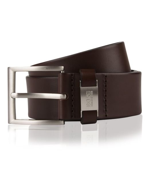 Boss Brown Connio Belt for men