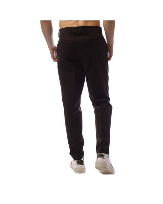 Boss Black Front Pleated Trousers for men