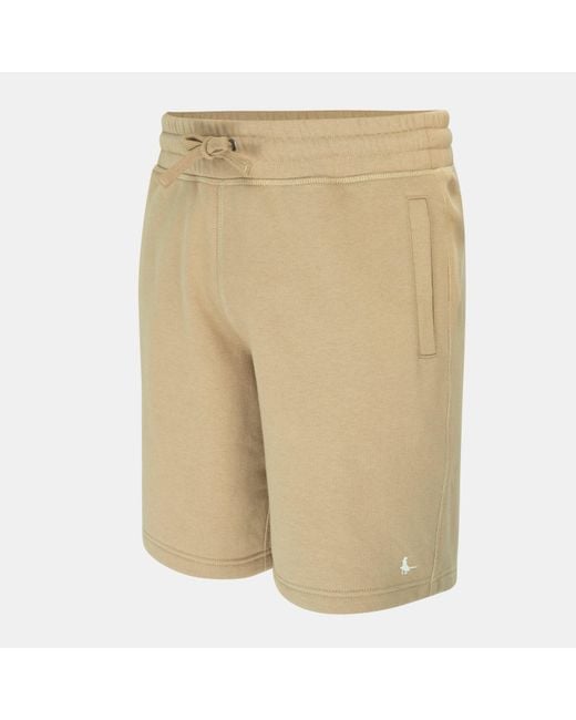 Jack Wills Natural Balmore Pheasant Sweat Shorts for men