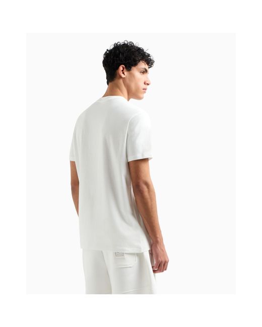 ARMANI EXCHANGE White T-Shirt for men
