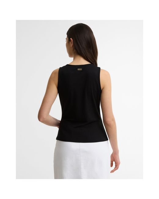 Barbour Black Cut Out Top