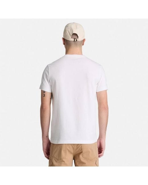 Timberland White Timb Dunstan Tee for men