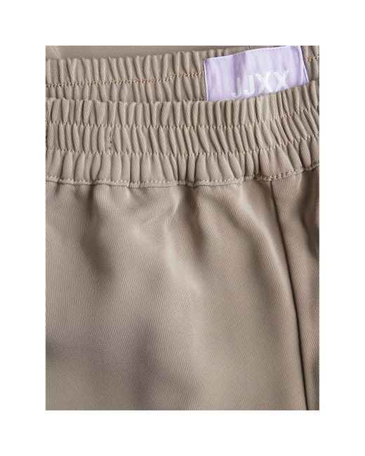 JJXX Gray Poppy High-Waisted Straight Leg Trousers