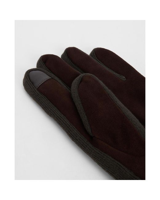 Barbour Black Magnus Gloves for men