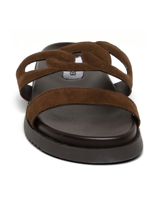 Steve Madden Brown Myrtle Flat Sandals