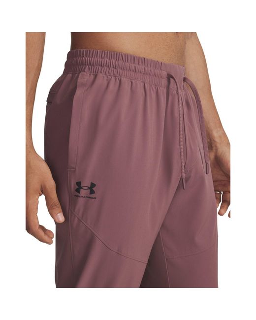Under Armour Purple Vibe Woven Joggers for men