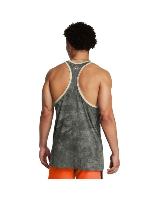 Under Armour Gray Racer Muscle Vest for men