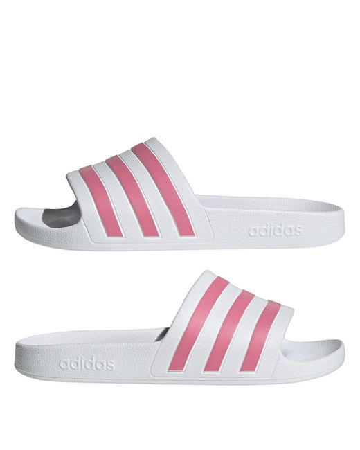 Adidas Pink Adilette Aqua Slide